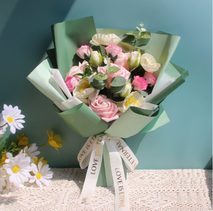 DAMAI Best-selling Handmade <b>Environment</b>-Friendly Valentine's Day Soap Rose Bouquet Finished Gift Box for Girlfriend Best - Product Image 5