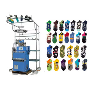 Machine à tricoter des chaussettes 3,75 pouces à cylindre unique entièrement automatique - Product Image 1