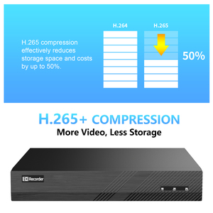 Enregistreur vidéo réseau NVR PoE AI H.265+ 8 canaux, prend en charge les caméras IP 12MP, un disque dur SATA 10 To, accès à distance, <span class=keywords><strong>enregistrement</strong></span> 24/7 - Product Image 2