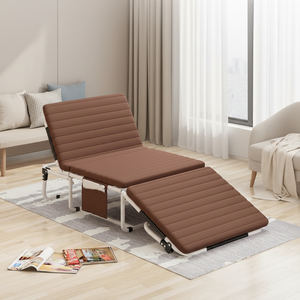 Moderna y Elegante Cama Plegable Convertible Tipo Murphy con Marco Metálico Extensible, Sofá Cama Plegable para Siesta de Adultos y Niños - Product Image 4