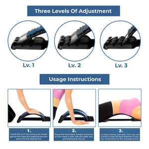 Đa cấp thắt lưng hỗ trợ cột sống Hội Đồng Quản trị từ acupressure trở lại <span class=keywords><strong>Cracker</strong></span> cho giảm đau lưng cho eo - Product Image 4