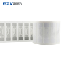 Étiquette RFID UHF 860-960 MHz passive imprimable, prête à être expédiée, taille 73x20mm, longue portée, autocollant RFID