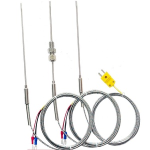 Sonda Termocoppia Flessibile Corazzata Tipo K WRNK-191, Resistente ad Alta Pressione, Sensore di Temperatura J/T/E per Lavorazione del <span class=keywords><strong>Vetro</strong></span> - Product Image 1