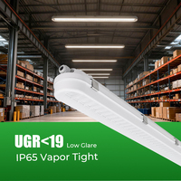 CGT Faible UGR19 Lumière anti-éblouissement 30W 40W 60W Puissance sélectionnable 3500K 4000K 5000K CCT Changebel IP65 Étanche LED Étanche à la vapeur