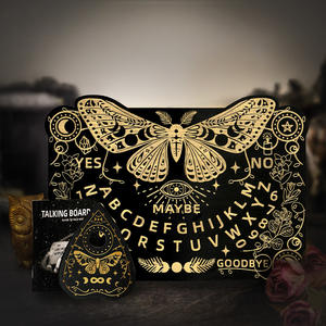 Nouveauté Planche <span class=keywords><strong>Ouija</strong></span> Pendule en Bois Noir pour Réponses Outils de Divination pour Pratiques Occultes Autel <span class=keywords><strong>Jeu</strong></span> de Planche <span class=keywords><strong>Ouija</strong></span> Parlante - Product Image 4