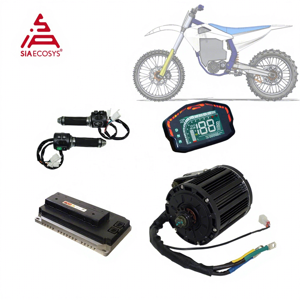 SIA Kit 7500W QS138 90H 120KMPH IPM Mid Drive Motor Kits