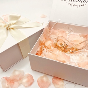 Hộp Quà Cưới Từ Tính Có Thể Gập Lại Được Moq Thấp Hộp Quà Tặng Valentine Hộp Quà Tặng Có Thể Gập Lại Với Ribbon - Product Image 2