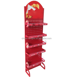 Étagères d'épicerie sur pied douane d'usine pour croustilles sac en plastique biscuits pain présentoirs - Product Image 5