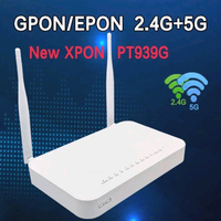 PT939G 100% baru dan digunakan FTTH 4GE + WIFI 2.4G & 5.8G GPON ONT Dual Band AC ONU XPON pon dengan harga murah