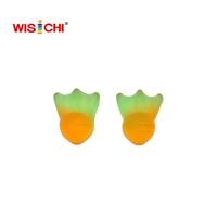 Free Sample Wholesale OEM Supply Carrot Shape Fruity Flavor Gummy Candy Sugar Confectionery Sweets Halal Certified Factory