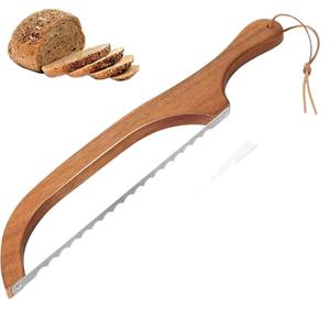 Cuchillo para pan <span class=keywords><strong>de</strong></span> masa madre con mango <span class=keywords><strong>de</strong></span> madera personalizado, <span class=keywords><strong>de</strong></span> acero inoxidable, con cuchilla <span class=keywords><strong>de</strong></span> repuesto y bolsa <span class=keywords><strong>de</strong></span> almacenamiento, venta al por mayor - Product Image 6