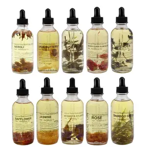 Custom Pure Organic100% Skin Care Sandalwood Peppermint Ginger Rosemary Tea Tree Essential Oils Natural For Hair Face Body
