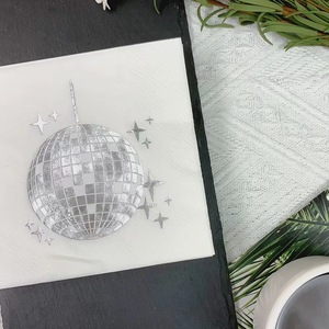 Serviettes en papier jetables haut de gamme, estampées or en forme de planètes, pour hôtels, restaurants, célébrations et anniversaires - Product Image 1