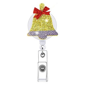 Cross-border Christmas gift alligator <b>clips</b>, badges, scrolls, retractable <b>buckles</b>, Christmas stockings, Christmas tree badges - Product Image 2