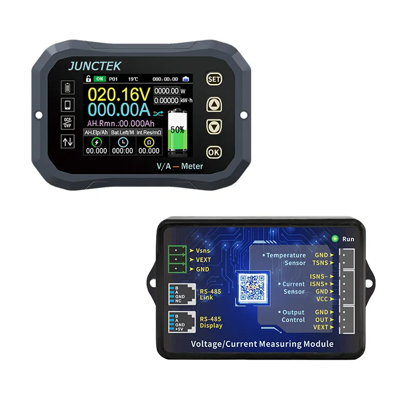 Monitor de batería KG140F DC 0-120V 100A 400A 600A, medidor de corriente de voltaje VA, medidor de batería, indicador de capacidad