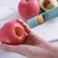Removedor de Núcleos de Frutas Manual de Plástico PP, Descorazonador de Manzanas y Tomates Premium