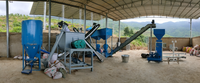 Nouvelle machine à granulés pour animaux de petite taille, volailles, porcs, bovins, poissons, en acier inoxydable, haute efficacité, capacité de 800 kg/h