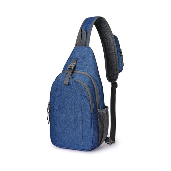 Custom Logo RFID Blocking Sling Backpack Large Satchel Shoulder Bag Mens Messenger Bag