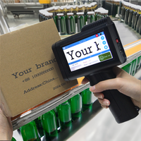 Imprimante portable multi-étiquettes pour gobelets en plastique, codes QR, numéros de lot, dates d'expiration et logos, avec impression jet d'encre de 1 pouce
