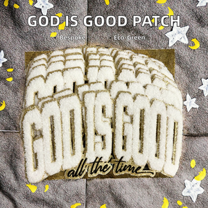 Chất Lượng Cao Thiên Chúa Là Tốt Tất Cả Thời Gian Thêu Các Bản Vá Lỗi Bán Buôn Tùy Chỉnh Sắt Chenille Thư Các Bản Vá Lỗi Cho Quần Áo Sequins Cảm Thấy - Product Image 2