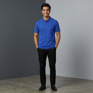 Camiseta Polo de Manga Corta para Hombre con Logotipo Personalizado OEM, Nueva, Lisa, con Cuello Solapa, Corte Holgado, Transpirable y a la Moda - Product Image 1