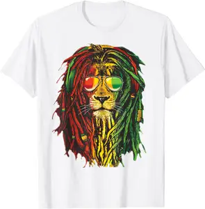 China Factory Customized Products Embellished Rasta Clothing Summer Originality Premium Men's Shirts With Wholesale Hot Sale