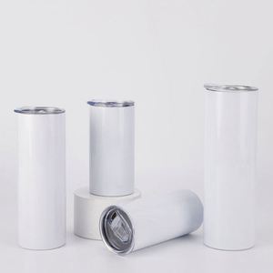 Bouteille isotherme en acier inoxydable de 20 oz, vierge, droite, pour sublimation, pour camping et voyage, garde chaud et froid - Product Image 4