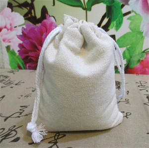 ถุงผ้าลินินคุณภาพสูงแบบมีเชือกสำหรับใส่เครื่องครัว - Product Image 2