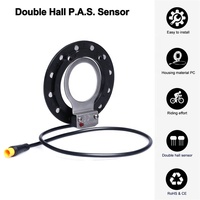 Capteur d'assistance au pédalage pour vélo électrique, étanche, système PAS, double Hall 12 aimants, côté gauche/droit, pièces de modification DIY pour vélo électrique