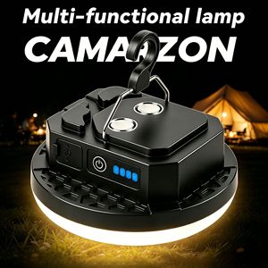 Camping Light Led Rechargeable Magnetic Hook Portable Outdoor Tent Lighting Emergency Power Outage <b>Lamp</b> 4000Mh Battery - Product Image 4