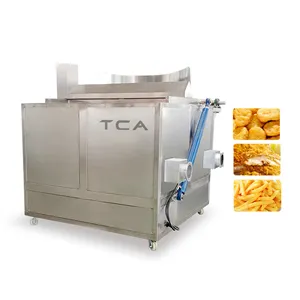 batch frying machine for peanuts cashew nuts