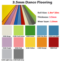 Rouleau de sol en vinyle PVC pour salle de classe de studio, salle de sport, tapis de sol