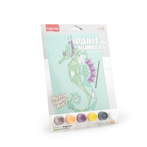 Poligoni del tavolo da disegno del modello su ordinazione pittura di DIY dai numeri per i bambini - Product Image 2