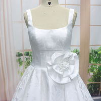 Robe de maternité moderne de luxe à la main, en dentelle, imprimée de fleurs, longueur parole