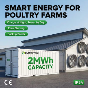 Système de Stockage d'Énergie (ESS) 1MW 2MWh, Module DC-DC, Photovoltaïque, Conteneur de Grande Échelle, Batterie, Générateur, EMS - Product Image 1