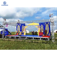 Sistema de escenario de iluminación de armazón de aluminio de fácil instalación de alta calidad