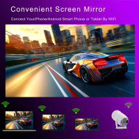 YDH-Y400 Vente en gros 2025 Nouveau produit phare 4K Haute définition Android 1080P 300ANSI Android 12 Mise au point automatique Projecteur domestique intérieur