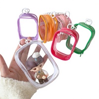 Sac de rangement pour figurines d'anime en PVC haute transparence pour présentoir GuMei, pochette suspendue pour poupées, fabriqué en Chine, sacs cadeaux personnalisés