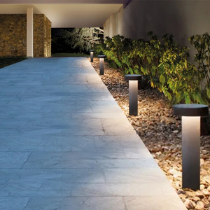Borne lumineuse LED pour l'extérieur, étanche, pour le paysage, le parc et la pelouse. - Product Image 4