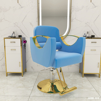Nouveau Design Fauteuil Coiffeur Hydraulique Inclinable Vintage pour Salon de Coiffure et Barber Shop