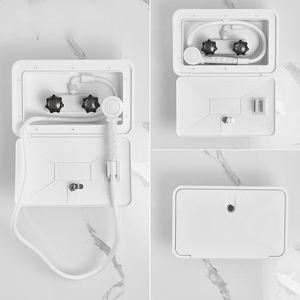 Kit de <span class=keywords><strong>douche</strong></span> extérieure en ABS résistant aux UV avec boîtier verrouillable et <span class=keywords><strong>mitigeur</strong></span> chaud/froid pour camping-car, caravane et motorhome - Product Image 3