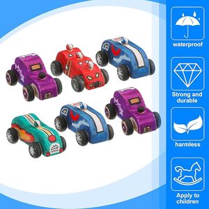 Wood DIY <b>Car</b> Toys, Unfinished Wooden <b>Cars</b>, Crafts for Students Home Activities, Easy Woodworking and Family Time Set - Product Image 3