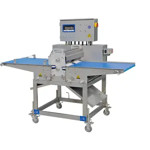 Equipamento automático de cozinha para açougueiro, máquina elétrica de corte de carne bovina e porco, carne congelada e osso, equipamento de mesa