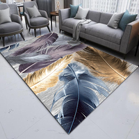 Tapis de salon brillant, couleur vive, design personnalisé, tapis en velours diamanté doré pour la décoration de la maison
