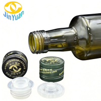Tapa de Aluminio y Plástico de Grado Alimenticio Personalizable de Fábrica con Parte Retráctil Innovadora para Aceite de Oliva y Aceite de Cacahuete