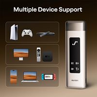 Émetteur sans fil Aurzen, décodage 4K, sortie 1080P, indicateur LED, portée de 100 pieds, compatible exclusif avec PC/HDTV/TV Box