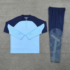Toptan yarım Zip futbol eşofman futbol eğitimi takım forması Premium futbol kıyafetleri - Product Image 3