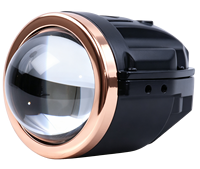 Phare antibrouillard LED bicolore pour moto, projecteur, feux de route et de croisement, mini phare de conduite pour moto, éclairage LED