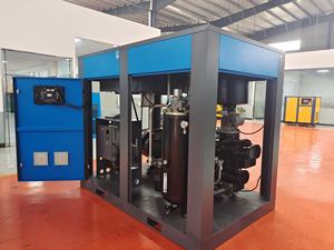 Sıcak satış 2 sahne kalıcı mıknatıs invertör yüksek basınç 22kw 30HP hava soğutmalı AC güç endüstriyel makine hava kompresörü - Product Image 4