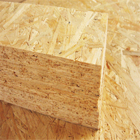 Panneau OSB certifié FSC 9 mm/12 mm/18 mm OSB 1 / OSB2 / OSB3 imperméable contreplaqué OSB avec colle MDI pour la décoration de meubles